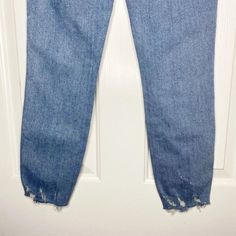 NWT AMO Revolve Stix Crop Distressed Boho Bohemian Skinny Jeans